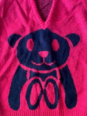 JJ Poole vintage sweater vest with bear